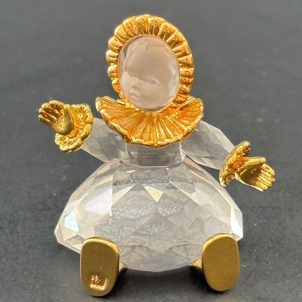 Swarovski Retired Vintage Miniature Crystal Doll Childhood Dreams Collection - Picture 2 of 7